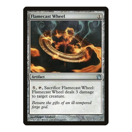 Flamecast Wheel (THS) #215 Uncommon (Moderately Played) Theros Magic: The Gathering: 2013