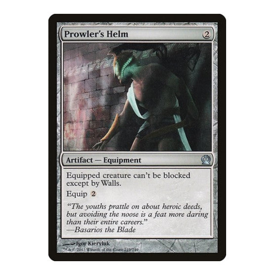 Prowlers Helm (THS) #219 Uncommon (Lightly Played) Theros Magic: The Gathering: 2013