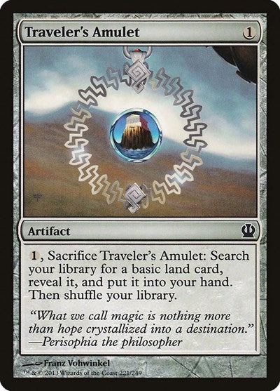 Travelers Amulet (THS) #221 Common (Lightly Played) Theros Magic: The Gathering: 2013