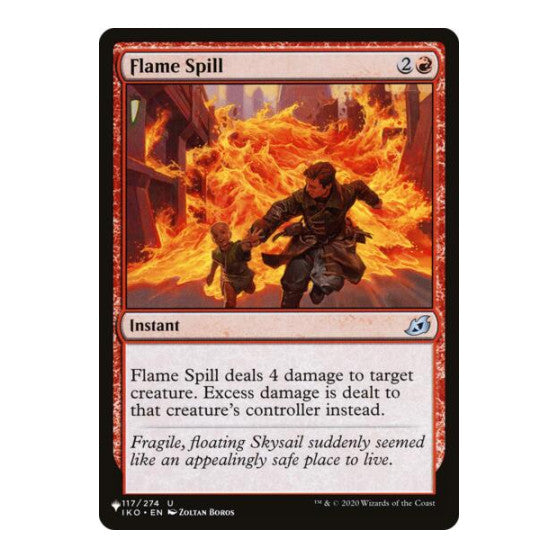 Flame Spill (LIST) #117 Uncommon (Lightly Played) The List Reprints Magic: The Gathering: 2026