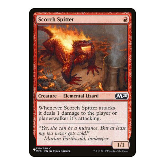 Scorch Spitter (LIST) #159 Common (Lightly Played) The List Reprints Magic: The Gathering: 2026