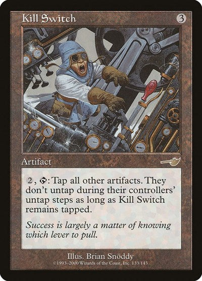 Kill Switch (NMS) #133 Rare (Lightly Played) Nemesis Magic: The Gathering: 2000
