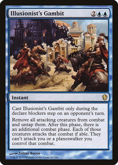 Illusionists Gambit (C13) #47 Rare (Lightly Played) Commander 2013 Magic: The Gathering: 2013