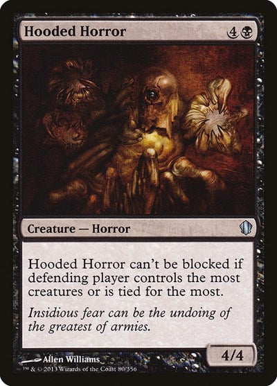 Hooded Horror (C13) #80 Uncommon (Lightly Played) Commander 2013 Magic: The Gathering: 2013