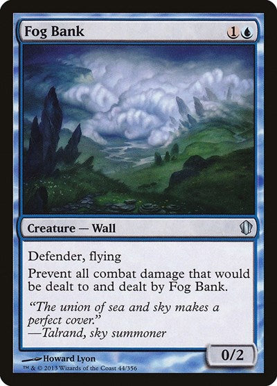 Fog Bank (C13) #44 Uncommon (Lightly Played) Commander 2013 Magic: The Gathering: 2013