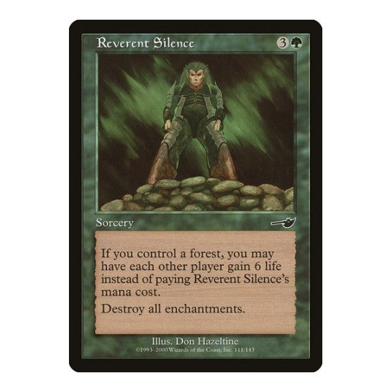 Reverent Silence (NMS) #111 Common Nemesis Magic: The Gathering: 2000