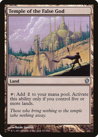 Temple of the False God (C13) #327 Uncommon (Lightly Played) Commander 2013 Magic: The Gathering: 2013