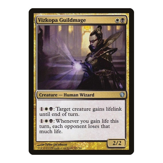 Vizkopa Guildmage (C13) #225 Uncommon (Lightly Played) Commander 2013 Magic: The Gathering: 2013