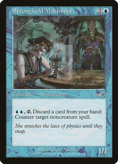 Stronghold Machinist (NMS) #46 Uncommon Nemesis Magic: The Gathering: 2000