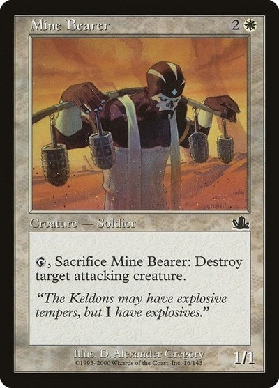 Mine Bearer (PCY) #16 Common (Heavily Played) Prophecy Magic: The Gathering: 2000