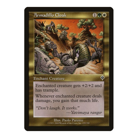 Armadillo Cloak (INV) #229 Common (Moderately Played) Invasion Magic: The Gathering: 2000