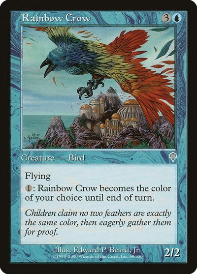 Rainbow Crow (INV) #69 Uncommon (Moderately Played) Invasion Magic: 2000