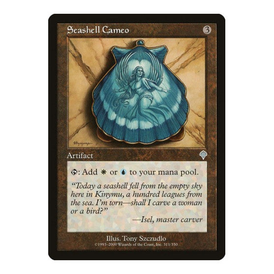 Seashell Cameo (INV) #311 Uncommon (Moderately Played) Invasion Magic: The Gathering: 2000