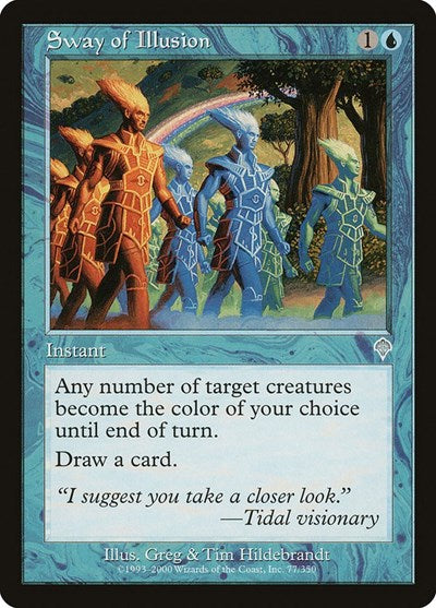 Sway of Illusion (INV) #77 Uncommon (Lightly Played) Invasion Magic: The Gathering: 2000