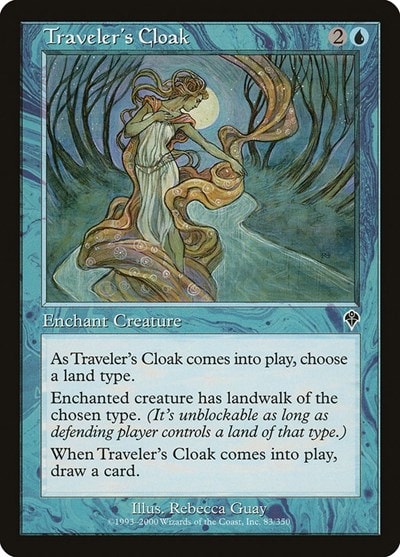 Travelers Cloak (INV) #83 Common Invasion Magic: The Gathering: 2000