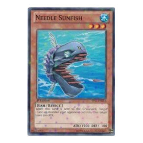 Needle Sunfish (Starfoil) (SP13) #SP13-EN011 Starfoil Rare (Unlimited Moderately Played) Star Pack 2013 YuGiOh: 2013
