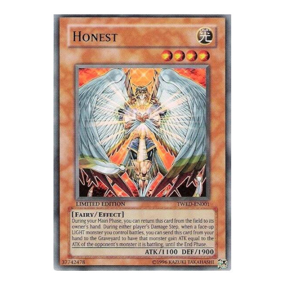 Honest (TWED) #TWED-EN001 Ultra Rare Twilight Edition YuGiOh: 2010