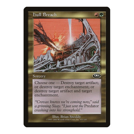 Hull Breach (PLS) #111 Common Planeshift Magic: The Gathering: 2001