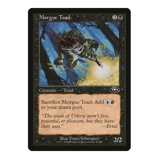 Morgue Toad (PLS) #46 Common (Moderately Played) Planeshift Magic: The Gathering: 2001