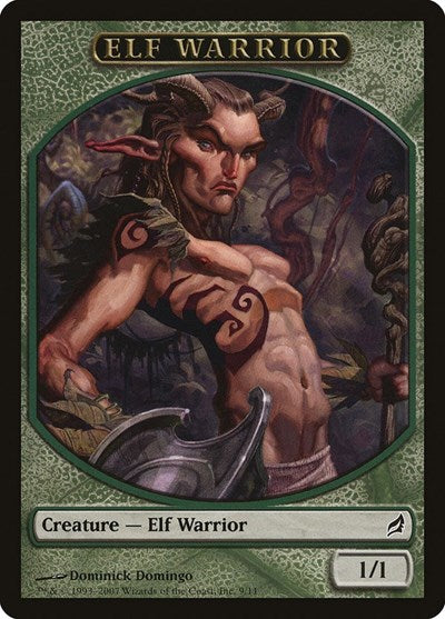 Elf Warrior Token (LRW) #9 T Lorwyn Magic: The Gathering: 2007