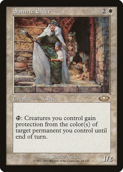 Samite Elder (PLS) #14 Rare (Lightly Played) Planeshift Magic: The Gathering: 2001