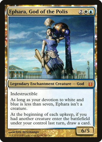 Ephara God of the Polis (BNG) #145 Mythic Rare (Lightly Played) Born of the Gods Magic: The Gathering: 2014