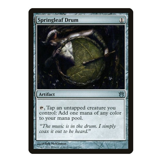 Springleaf Drum (BNG) #162 Uncommon Born of the Gods Magic: The Gathering: 2014