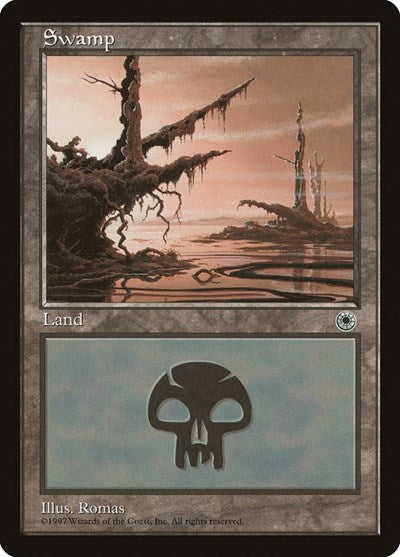 Swamp Hanging Moss (POR) #204 Land Portal Magic: The Gathering: 1997