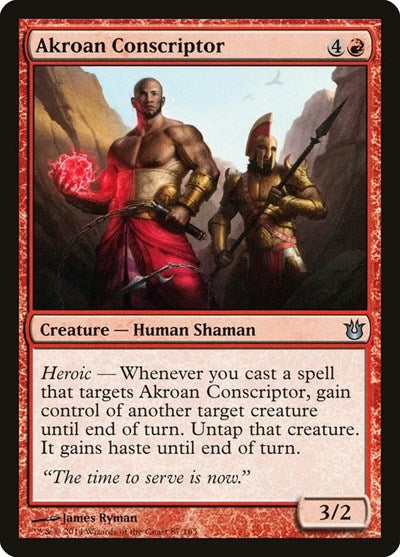 Akroan Conscriptor (BNG) #87 Uncommon (Lightly Played) Born of the Gods Magic: The Gathering: 2014