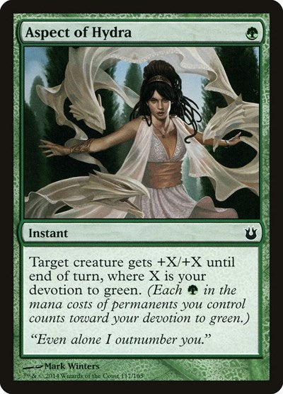 2014 Magic: Born of the Gods (BNG) - Aspect of Hydra (#117, Common) (Lightly Played)