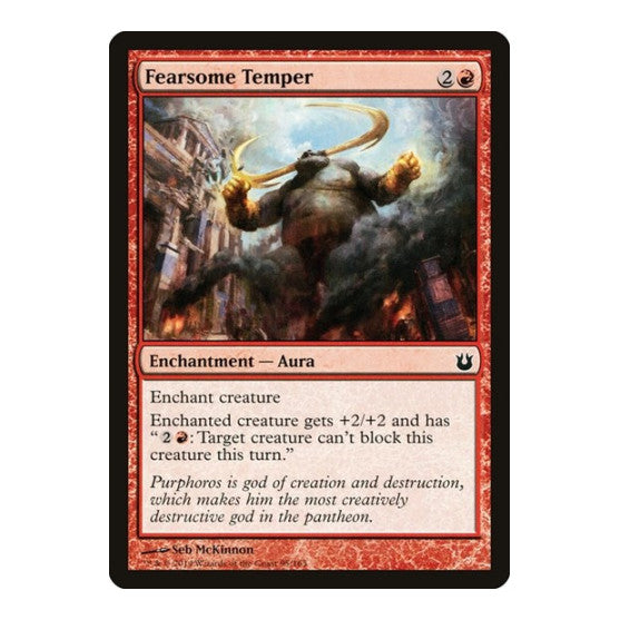 Fearsome Temper (BNG) #95 Common Born of the Gods Magic: The Gathering: 2014