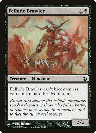Felhide Brawler (BNG) #70 Common Born of the Gods Magic: The Gathering: 2014