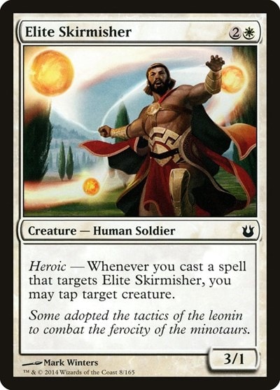Elite Skirmisher (BNG) #8 Common (Lightly Played) Born of the Gods Magic: The Gathering: 2014