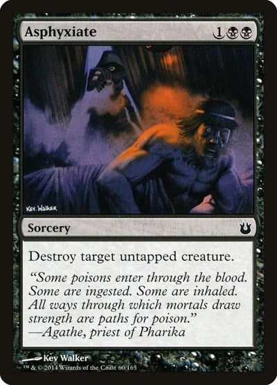 Asphyxiate (BNG) #60 Common Born of the Gods Magic: The Gathering: 2014