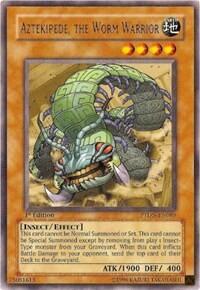 Aztekipede the Worm Warrior (PTDN) #PTDN-EN089 Rare Phantom Darkness YuGiOh: 2008