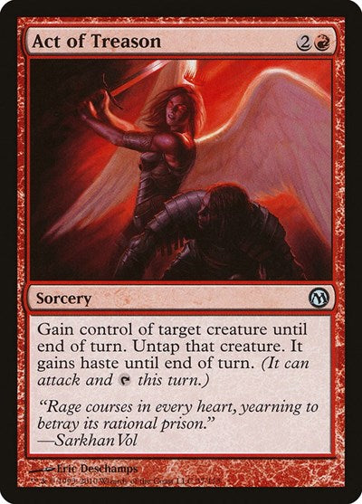 Act of Treason (DPA) #37 Uncommon (Moderately Played) Duels of the Planeswalkers Magic: The Gathering: 2009