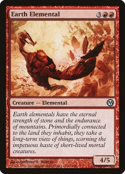 Earth Elemental (DPA) #42 Uncommon (Moderately Played) Duels of the Planeswalkers Magic: The Gathering: 2009