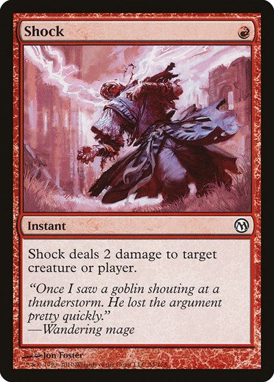 Shock (DPA) #54 Common (Moderately Played) Duels of the Planeswalkers Magic: The Gathering: 2009