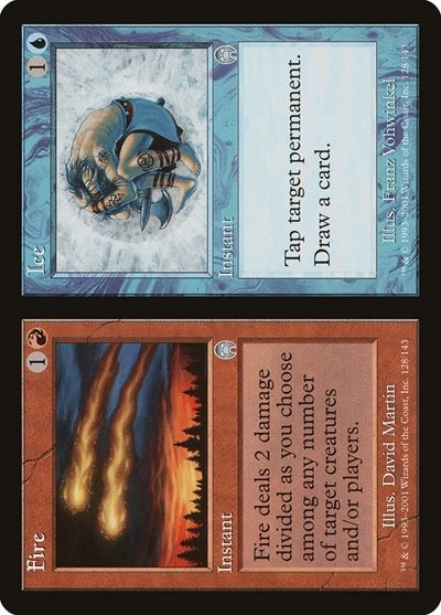 Fire Ice (APC) #128 Uncommon (Moderately Played) Apocalypse Magic: The Gathering: 2001
