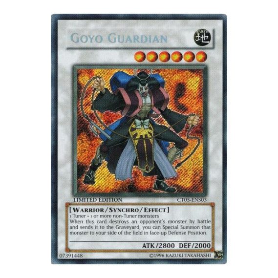 Goyo Guardian (CT05) #CT05-ENS03 Secret Rare (Limited Near Mint) 2008 Collectors Tin YuGiOh: 2008