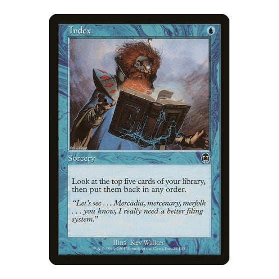 Index (APC) #25 Common Apocalypse Magic: The Gathering: 2001
