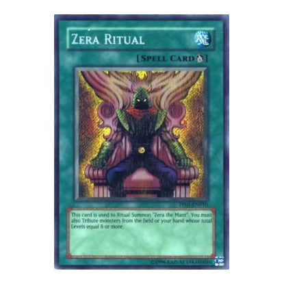 Zera Ritual (Secret Rare) (PP01) #PP01-EN010 Secret Rare (Unlimited Near Mint) Premium Pack 1 YuGiOh: 2007