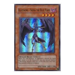 Blackwing - Shura the Blue Flame (DPCT) #RGBT-ENPP2 Super Rare (Limited Near Mint) Duelist Pack Collection Tin YuGiOh: 2008
