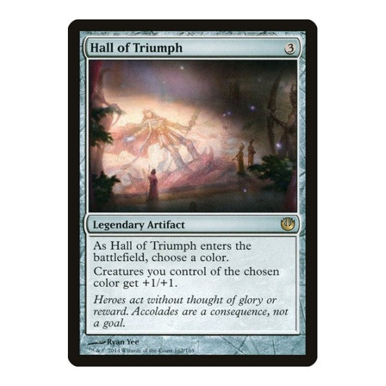 Hall of Triumph (JOU) #162 Rare (Lightly Played) Journey Into Nyx Magic: The Gathering: 2014