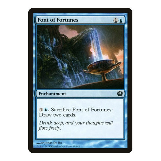Font of Fortunes (JOU) #38 Common (Moderately Played) Journey Into Nyx Magic: The Gathering: 2014
