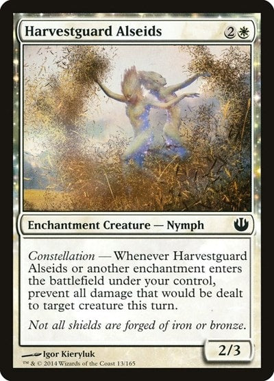 Harvestguard Alseids (JOU) #13 Common Journey Into Nyx Magic: The Gathering: 2014