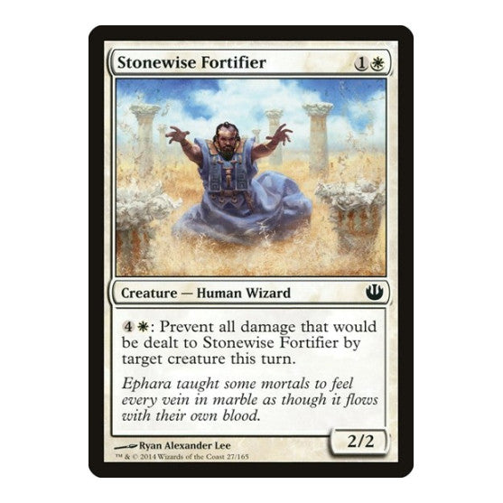 Stonewise Fortifier (JOU) #27 Common (Lightly Played) Journey Into Nyx Magic: The Gathering: 2014