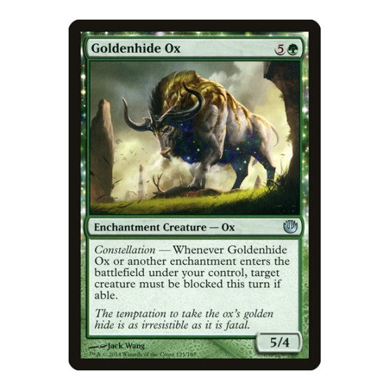 Goldenhide Ox (JOU) #125 Uncommon (Lightly Played) Journey Into Nyx Magic: The Gathering: 2014
