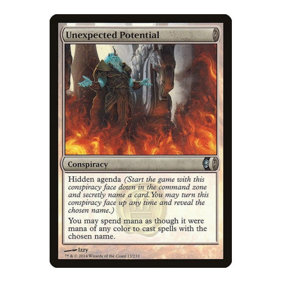 Unexpected Potential (CNS) #12 Uncommon (Lightly Played) Conspiracy Magic: The Gathering: 2014