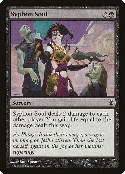 Syphon Soul (CNS) #127 Common (Lightly Played) Conspiracy Magic: The Gathering: 2014